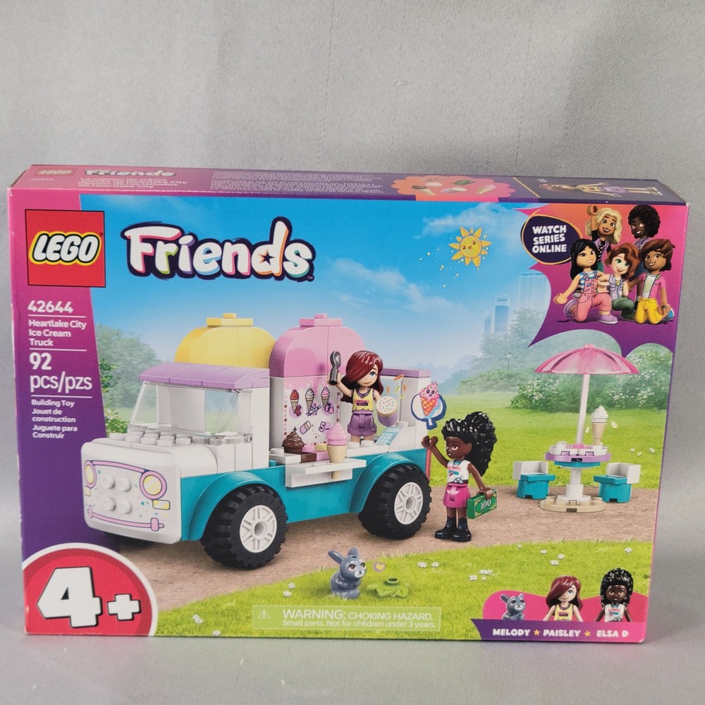 LEGO Friends Heartlake City Ice Cream Truck #42644 92 Pieces 4+ NEW SEALED